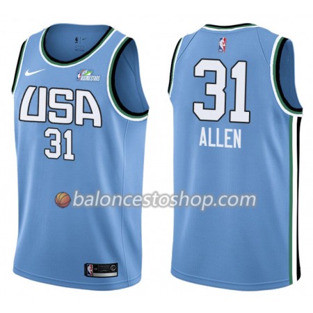 Camiseta Hombre NBA Brooklyn Nets Jarrett Allen 31 Nike 2019 Rising Star Swingman